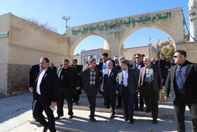 بازدید وزیر میراث‌فرهنگی، گردشگری و صنایع‌دستی از بقعه قیدار نبی