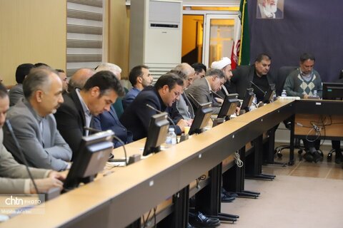 جلسه شورای اداری شهرستان خدابنده به ریاست وزیر میراث‌فرهنگی