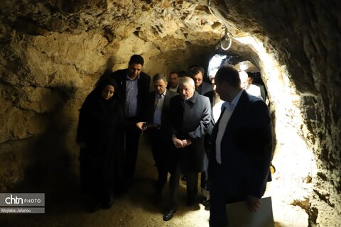 بازدید وزیر میراث‌فرهنگی، گردشگری و صنایع‌دستی از غار کتله خور