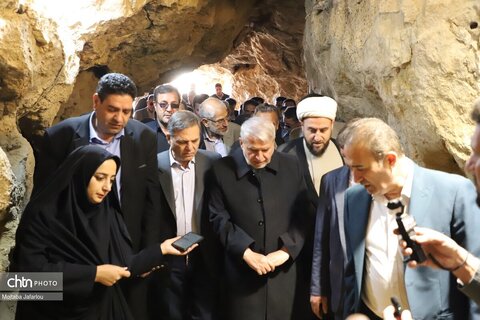 بازدید وزیر میراث‌فرهنگی، گردشگری و صنایع‌دستی از غار کتله خور