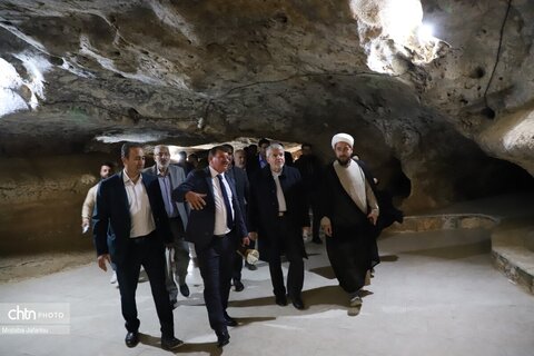 بازدید وزیر میراث‌فرهنگی، گردشگری و صنایع‌دستی از غار کتله خور