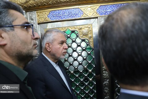 بازدید وزیر میراث‌فرهنگی، گردشگری و صنایع‌دستی از بقعه قیدار نبی