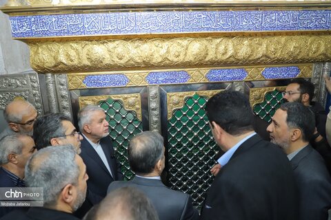 بازدید وزیر میراث‌فرهنگی، گردشگری و صنایع‌دستی از بقعه قیدار نبی