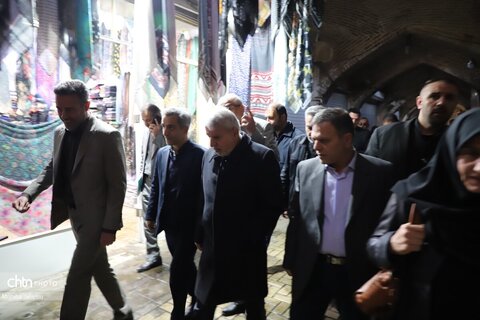 بازدید وزیر میراث‌فرهنگی گردشگری و صنایع‌دستی از سبزه میدان زنجان