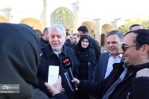 بازدید وزیر میراث‌فرهنگی گردشگری و صنایع‌دستی از سبزه میدان زنجان
