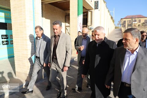 بازدید وزیر میراث‌فرهنگی گردشگری و صنایع‌دستی از سبزه میدان زنجان