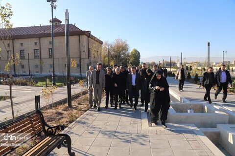 بازدید وزیر میراث‌فرهنگی گردشگری و صنایع‌دستی از سبزه میدان زنجان