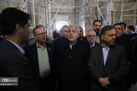 بازدید وزیر میراث‌فرهنگی از پایگاه میراث جهانی گنبدسلطانیه