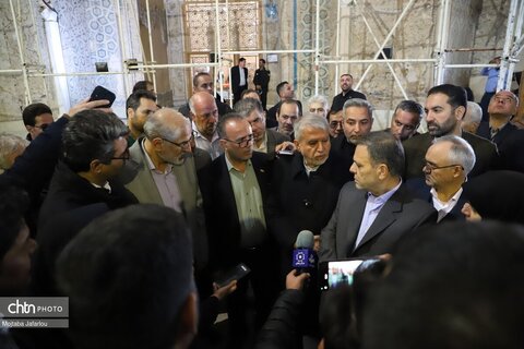 بازدید وزیر میراث‌فرهنگی از پایگاه میراث جهانی گنبدسلطانیه