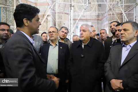 بازدید وزیر میراث‌فرهنگی از پایگاه میراث جهانی گنبدسلطانیه
