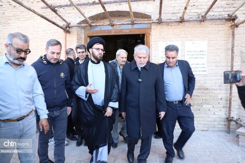 بازدید وزیر میراث‌فرهنگی از پایگاه میراث جهانی گنبدسلطانیه