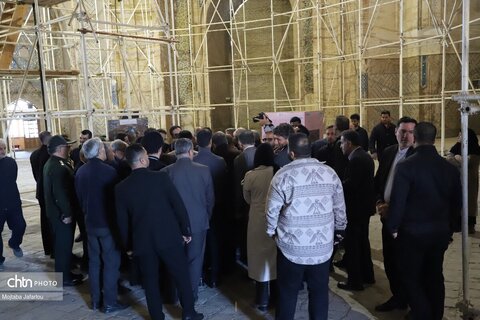 بازدید وزیر میراث‌فرهنگی از پایگاه میراث جهانی گنبدسلطانیه