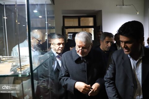 بازدید وزیر میراث‌فرهنگی از موزه باستانشناسی مردان نمکی