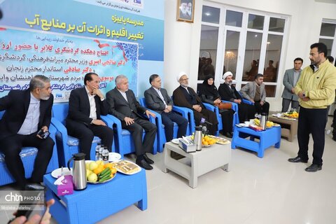 افتتاح مجموعه گردشگری گلابر توسط وزیر میراث‌فرهنگی، گردشگری و صنایع‌دستی