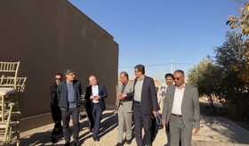 بازدید مدیرعامل صندوق احیا از مجموعه باغ صدری تفت
