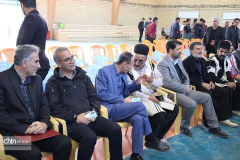 رونمایی از تابلو چوقا بافی در بازفت