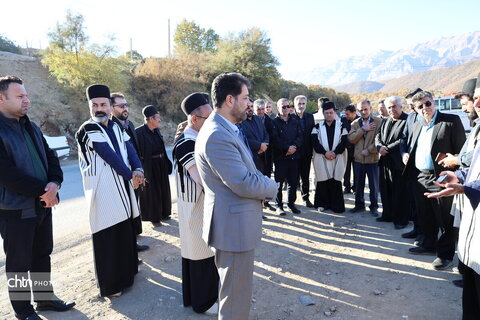 رونمایی از تابلو چوقا بافی در بازفت