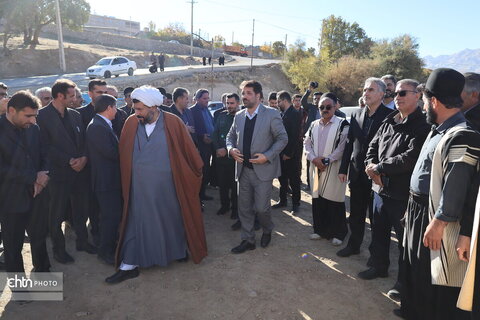 رونمایی از تابلو چوقا بافی در بازفت