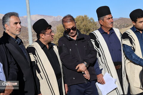 رونمایی از تابلو چوقا بافی در بازفت