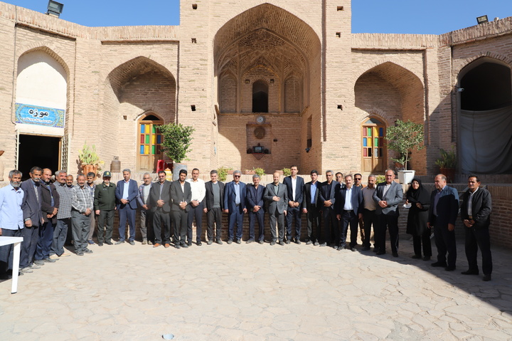 بازدید مدیرکل توسعه منابع انسانی وزارت میراث‌فرهنگی از جاذبه‌های تاریخی و فرهنگی خراسان جنوبی