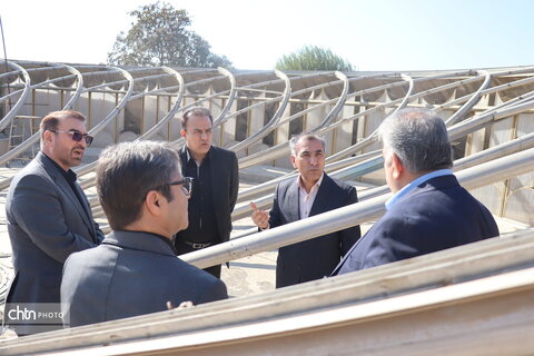 بازدید معاون اقتصادی استانداری البرز به همراه مدیر کل میراث فرهنگی،گردشگری و صنایع دستی استان البرز از اماکن تاریخی استان