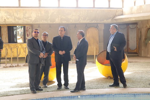 بازدید معاون اقتصادی استانداری البرز به همراه مدیر کل میراث فرهنگی،گردشگری و صنایع دستی استان البرز از اماکن تاریخی استان