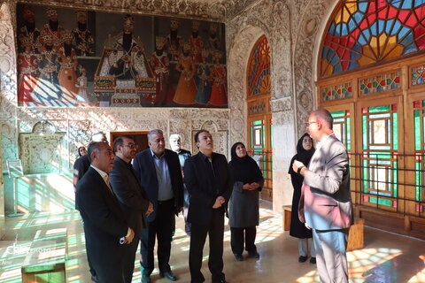 بازدید معاون اقتصادی استانداری البرز به همراه مدیر کل میراث فرهنگی،گردشگری و صنایع دستی استان البرز از اماکن تاریخی استان