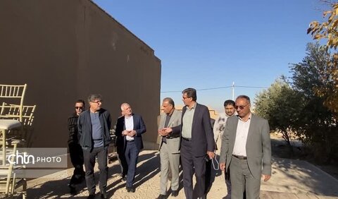 بازدید مدیرعامل صندوق احیا از مجموعه باغ صدری تفت