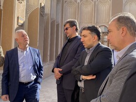 بازدید مدیرعامل صندوق احیا و بهره‌برداری از اماکن تاریخی و فرهنگی کشور  از بناهای تاریخی در شهرستان یزد