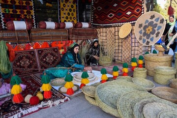 نمایشگاه اقوام ایرانی و مشاغل خانگی در کرج آغاز شد