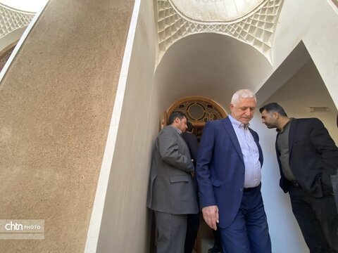 بازدید مدیرعامل صندوق احیا و بهره‌برداری از اماکن تاریخی و فرهنگی کشور  از بناهای تاریخی در شهرستان یزد