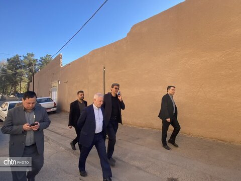 بازدید مدیرعامل صندوق احیا و بهره‌برداری از اماکن تاریخی و فرهنگی کشور  از بناهای تاریخی در شهرستان یزد