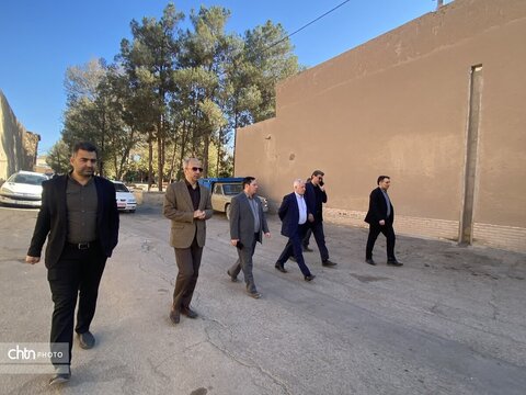 بازدید مدیرعامل صندوق احیا و بهره‌برداری از اماکن تاریخی و فرهنگی کشور  از بناهای تاریخی در شهرستان یزد