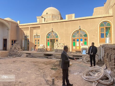 بازدید مدیرعامل صندوق احیا و بهره‌برداری از اماکن تاریخی و فرهنگی کشور  از بناهای تاریخی در شهرستان یزد