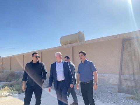 بازدید برزین ضرغامی مدیر عامل صندوق احیا و بهره برداری از اماکن تاریخی و فرهنگی و هیئت همراه از مجموعه حجت آباد وزیر