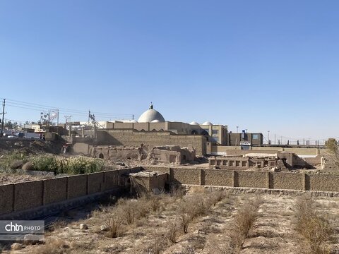 بازدید برزین ضرغامی مدیر عامل صندوق احیا و بهره برداری از اماکن تاریخی و فرهنگی و هیئت همراه از مجموعه حجت آباد وزیر