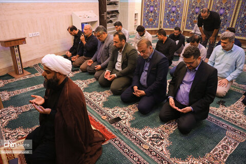 برگزاری مراسم شهادت حضرت فاطمه (س) در اداره‌کل میراث‌فرهنگی، گردشگری و صنایع‌دستی خوزستان