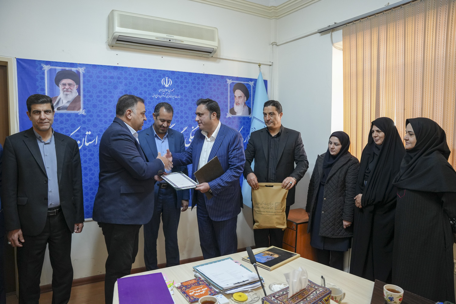 معارفه ذیحساب ادارهکل میراثفرهنگی کرمان