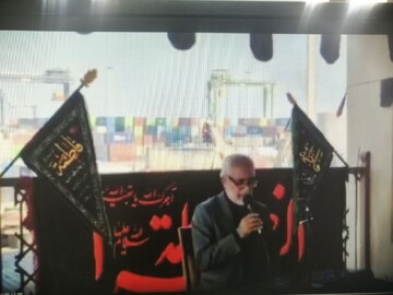 برپایی خیمه عزای حضرت زهرا(س) در عمارت کازرونی