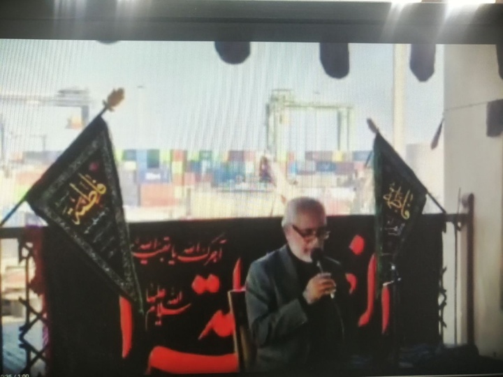 برپایی خیمه عزای حضرت زهرا(س) در عمارت کازرونی