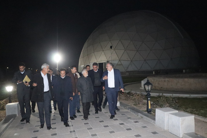 بازدید قائم‌مقام وزیر میراث‌فرهنگی کشور از رصدخانه تاریخی مراغه