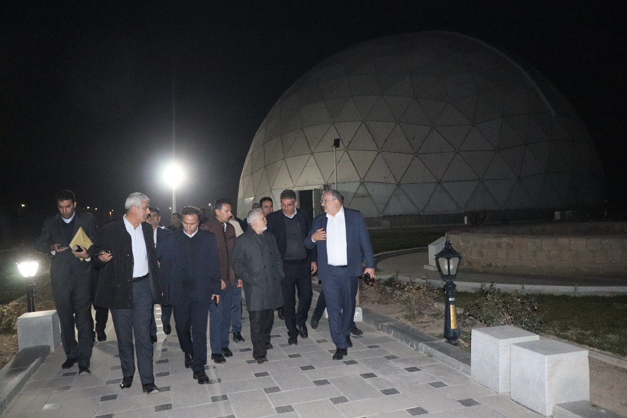 بازدید قائم‌مقام وزیر میراث‌فرهنگی کشور از رصدخانه تاریخی مراغه