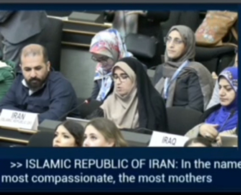 سخنرانی سارا فلاحی در هجدهمین نشست اقلیت‌های شورای حقوق بشر/ ایران زادگاه حقوق بشر جهان است