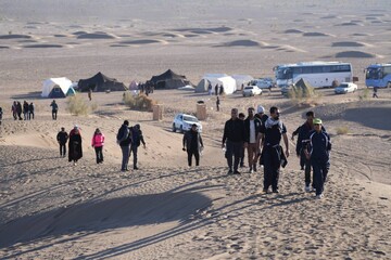 هیجان در دل کویر؛ بیابان جهانی لوت میزبان یک رویداد مهیج پاییزی شد