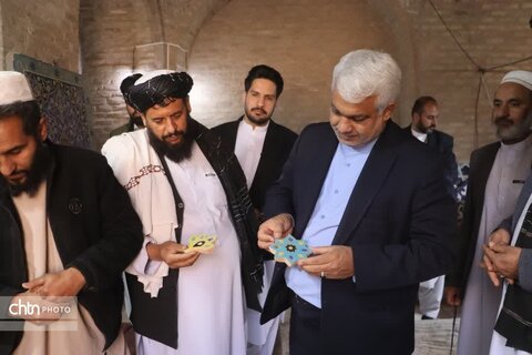 بازدید مدیر کل میراث فرهنگی گردشگری وصنایع دستی خراسان رضوی از اماکن تاریخی و کارگاه های هنر دستی  شهرهرات افغانستان