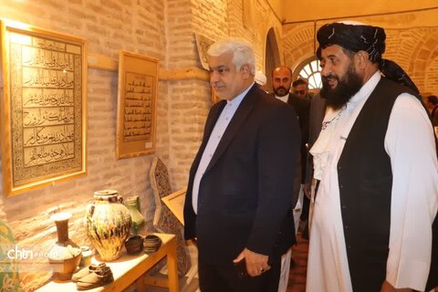 بازدید مدیر کل میراث فرهنگی گردشگری وصنایع دستی خراسان رضوی از اماکن تاریخی و کارگاه های هنر دستی  شهرهرات افغانستان