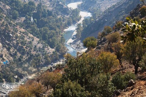 «آبشار زردلیمه»؛ سکوت پاییزی زاگرس