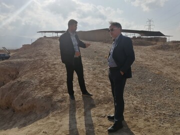 بازدید مدیرکل میراث‌فرهنگی خراسان شمالی از پایگاه میراث‌فرهنگی ریوی/ برنامه‌ریزی برای تکمیل پروژه