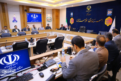 نشست ویژه جشنواره بین‌المللی چندرسانه‌ای میراث‌فرهنگی در استانداری خوزستان