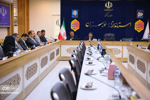 نشست ویژه جشنواره بین‌المللی چندرسانه‌ای میراث‌فرهنگی در استانداری خوزستان